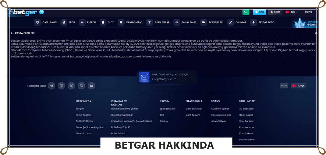 Betgar Hakkında